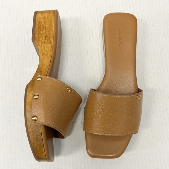 Tory Burch wooden leather sandals - Picture 2 of 6